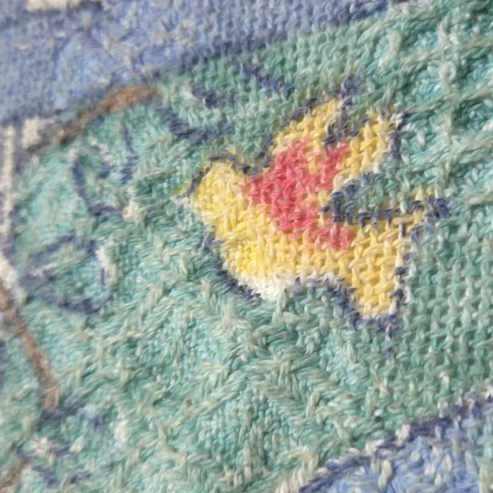 CROWN CRAFTS Blanket Throw Country Farmhouse Rooster Barn 62” X 48”